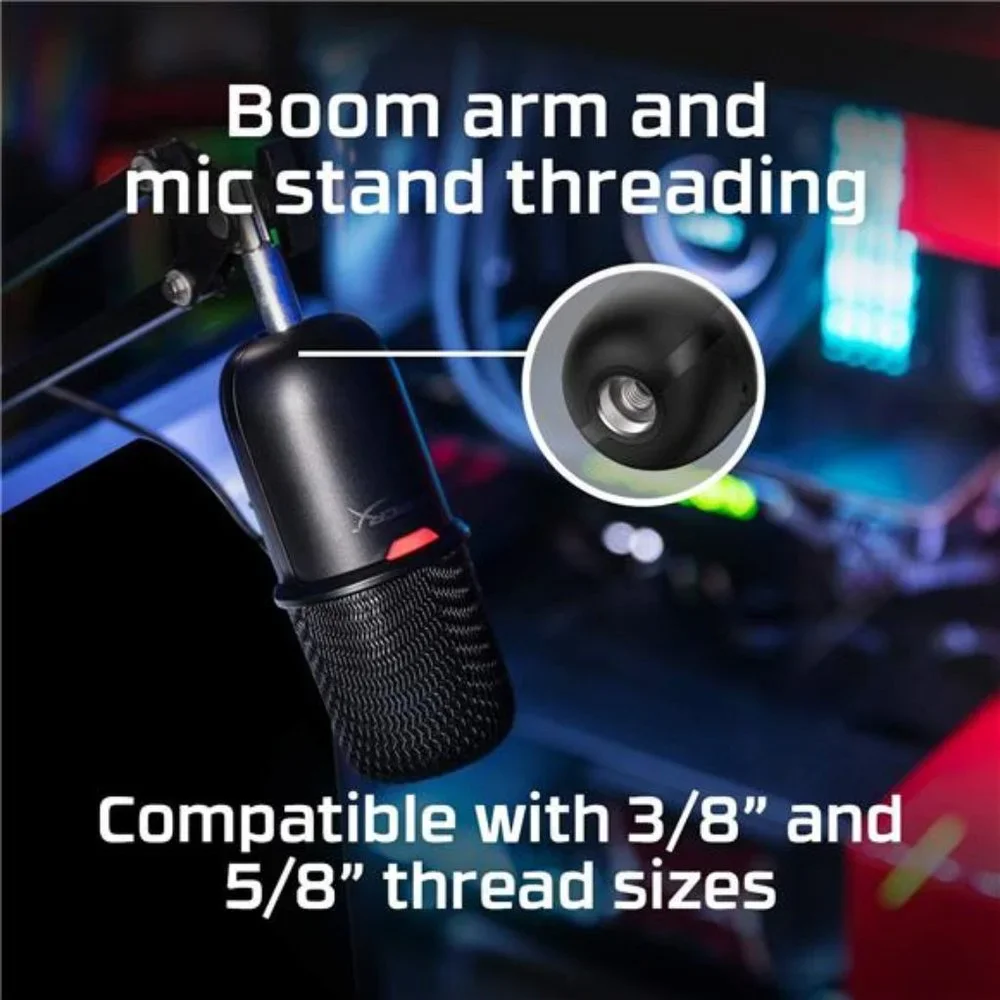 USB Condenser Gaming Microphone, for PC, PS4, PS5 and Mac, Tap-to-Mute Sensor